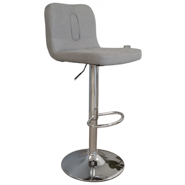 Стул барный SitUp KEONI сhrome (ткань Gray)