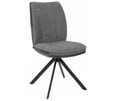 Стул поворотный SMART-R 360 g22 GRAPHITE шенилл LUX - d10 HEMATITE LUX/черный