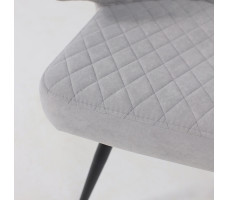 Стул поворотный Rob-R1 b20 silver lux/черный