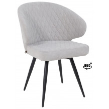 Стул поворотный Rob-R1 b20 silver lux/черный Стул поворотный Rob-R1 b20 silver lux/черный
