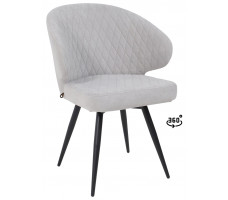 Стул поворотный Rob-R1 b20 silver lux/черный