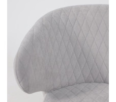 Стул поворотный Rob-R1 b20 silver lux/черный