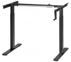 Стол с регулируемой высотой Manual Desk Compact Fr Black 138*80*1,8 см