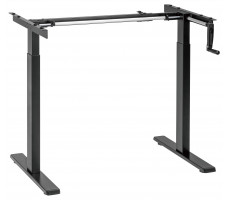Стол с регулируемой высотой Manual Desk Compact Fr Black 138*80*1,8 см