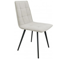 Стул  Гальваник Рица лофт Catania Ivory / черный