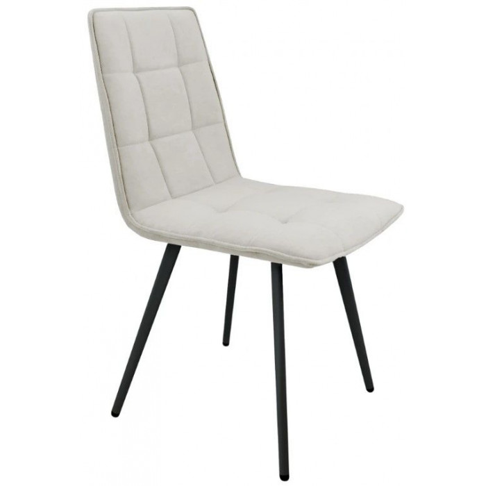Стул  Гальваник Рица лофт Catania Ivory / черный