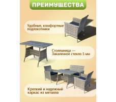 Комплект садовой мебели Sundays XS-RTS011C