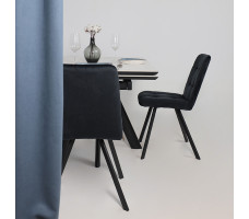 Стул Rommy d24 black lux/черный