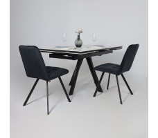 Стул Rommy d24 black lux/черный
