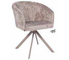 Стул поворотный SHELLY-R 360 m04 GREY BEIGE LUX/капучино