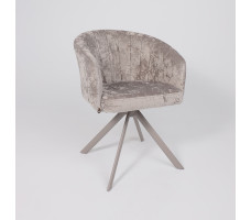 Стул поворотный SHELLY-R 360 m04 GREY BEIGE LUX/капучино