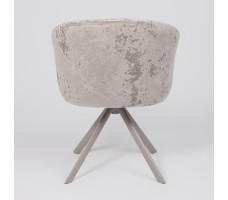 Стул поворотный SHELLY-R 360 m04 GREY BEIGE LUX/капучино