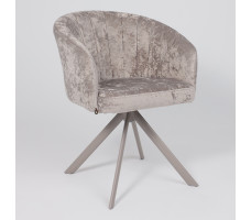 Стул поворотный SHELLY-R 360 m04 GREY BEIGE LUX/капучино