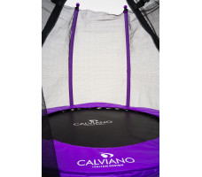 Батут с защитной сеткой Calviano 140 см - 4,5ft OUTSIDE master purple (фиолетовый)