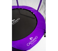 Батут с защитной сеткой Calviano 140 см - 4,5ft OUTSIDE master purple (фиолетовый)