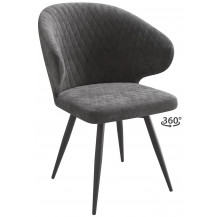 Стул поворотный Rob-R1 b28 antracite lux/черный