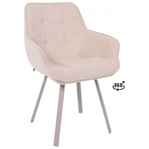 Стул поворотный Romeo 360 b03 CREAM LUX/капучино