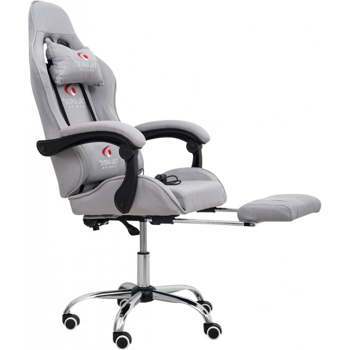 Вибромассажное кресло Calviano AVANTI ULTIMATO grey fabric