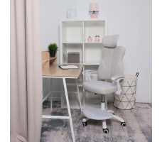 Кресло поворотное LOLU серый