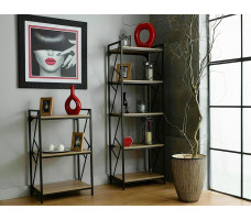 Стеллаж SIGNAL TABLO R3 60*40*99 дуб/темно-коричневый
