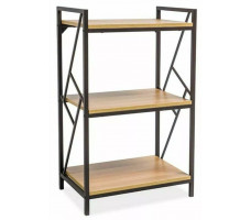 Стеллаж SIGNAL TABLO R3 60*40*99 дуб/темно-коричневый