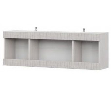 Полка настенная SV-МЕБЕЛЬ (МС Гамма 20 К) (1200) серия №4 ясень анкор светлый