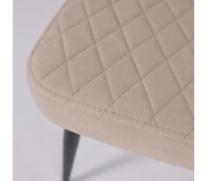 Стул ROB b03 cream lux/черный
