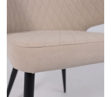 Стул ROB b03 cream lux/черный