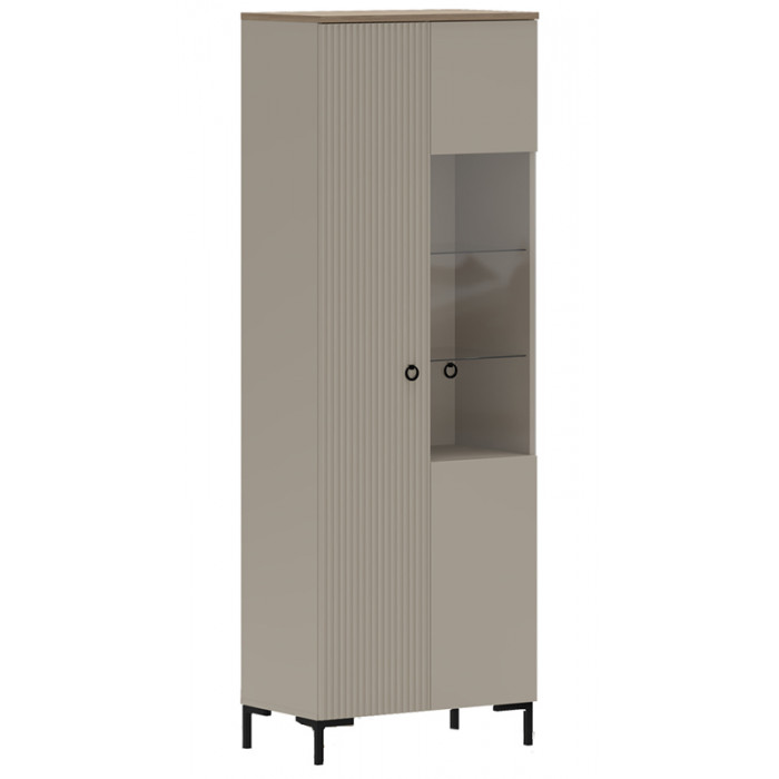 Шкаф Domenica REG1D1W 70*41*199 глиняный серый