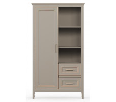 Шкаф Classic REG1D2S 95*40.5*170 глиняный серый