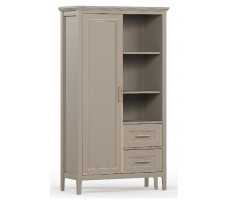 Шкаф Classic REG1D2S 95*40.5*170 глиняный серый
