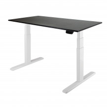 Стол с регулируемой высотой Unique Ergo Desk White 138*80*1,8 см (столешница ЛДСП)
