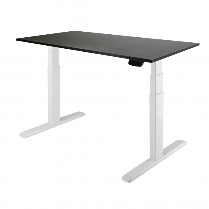 Стол с регулируемой высотой Unique Ergo Desk White 138*80*1,8 см (столешница ЛДСП)