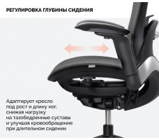 Кресло SPARX Enigma Plus (Энигма Плюс) Black/Black черный/черный