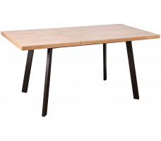 Стол Hagen 140 (140-180)*85 дуб канзас/черный