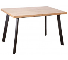 Стол Hagen 140 (140-180)*85 дуб канзас/черный