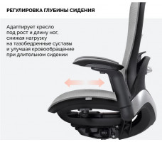 Кресло SPARX Enigma Plus (Энигма Плюс) Black/Dark Grey черный/темно-серый