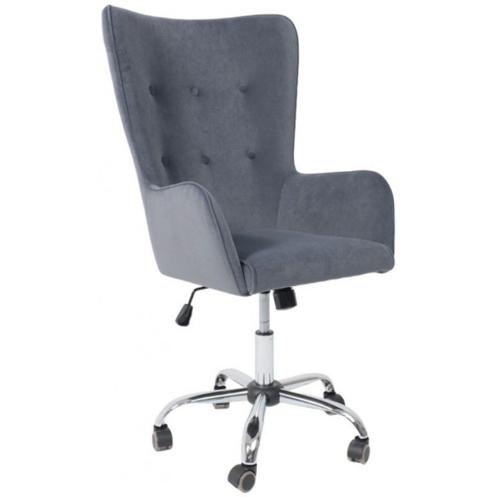 Кресло BELLA (Белла) XL Kiton 713 Graphite велюр/графит