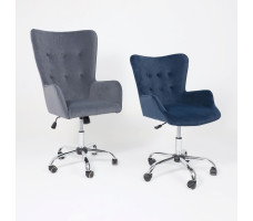 Кресло BELLA (Белла) XL Kiton 713 Graphite велюр/графит