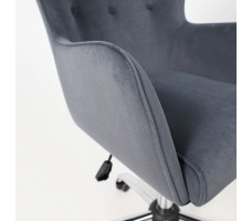 Кресло BELLA (Белла) XL Kiton 713 Graphite велюр/графит