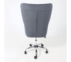 Кресло BELLA (Белла) XL Kiton 713 Graphite велюр/графит
