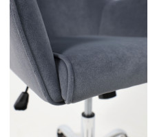 Кресло BELLA (Белла) XL Kiton 713 Graphite велюр/графит