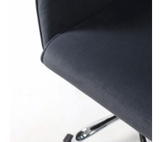 Кресло BELLA (Белла) XL Kiton 713 Graphite велюр/графит