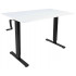 Стол с регулируемой высотой Manual Desk Light Black 120*65*1,8 см