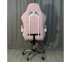 Вибромассажное кресло Calviano Amarone Pink plush ткань розовый