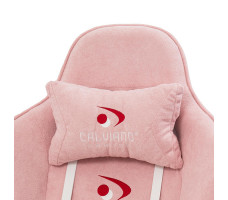 Вибромассажное кресло Calviano Amarone Pink plush ткань розовый