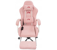 Вибромассажное кресло Calviano Amarone Pink plush ткань розовый