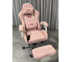 Вибромассажное кресло Calviano Amarone Pink plush ткань розовый