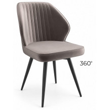Стул поворотный Michael-R1 360 d05 cappuccino lux/черный