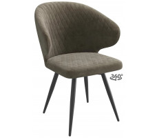 Стул поворотный Rob-R1 b05 latte lux/черный